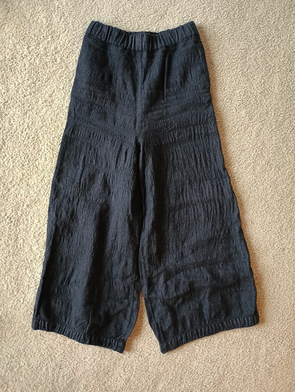 notPERFECTLINEN Maxi Wells Wool/Linen Blend Pants